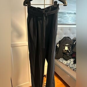 Carolina Belle Navy Belted Dress Pants Straight Leg